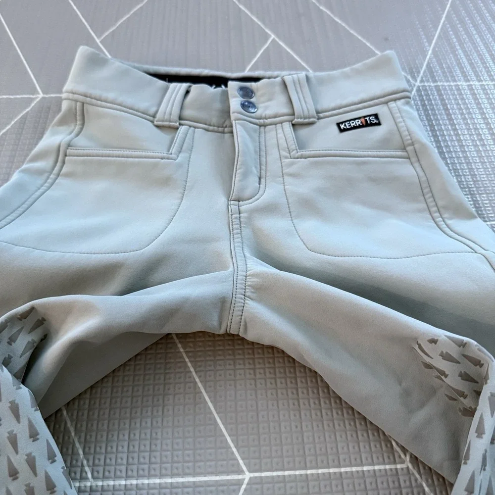 Kerrits Kids' Affinity IceFil Knee-Patch Breech Size XS Sand‎